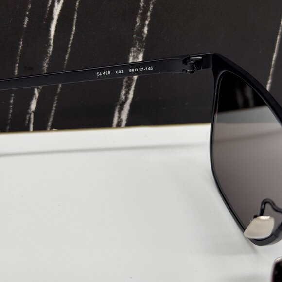 NEW SAINT LAURENT SL428 002 SUNGLASSES UNISEX BLACK EYEWEAR SL 428 002 - Picture 10 of 12